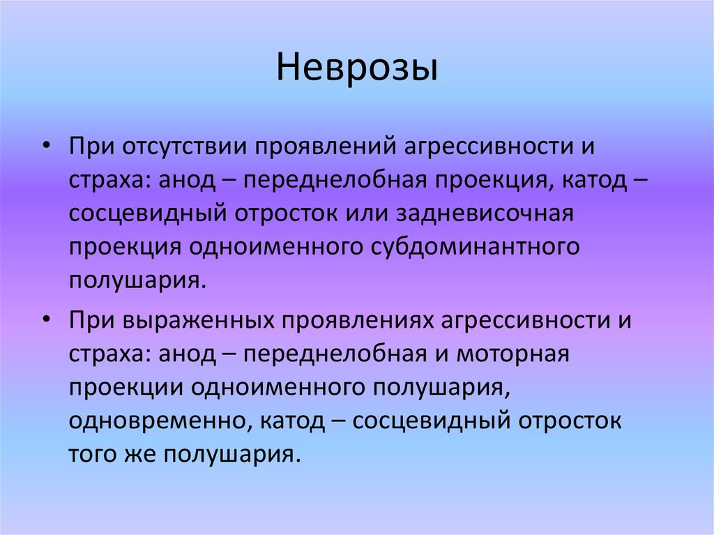 Состояние невроза симптомы