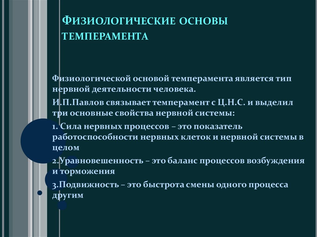 Физиологические основы