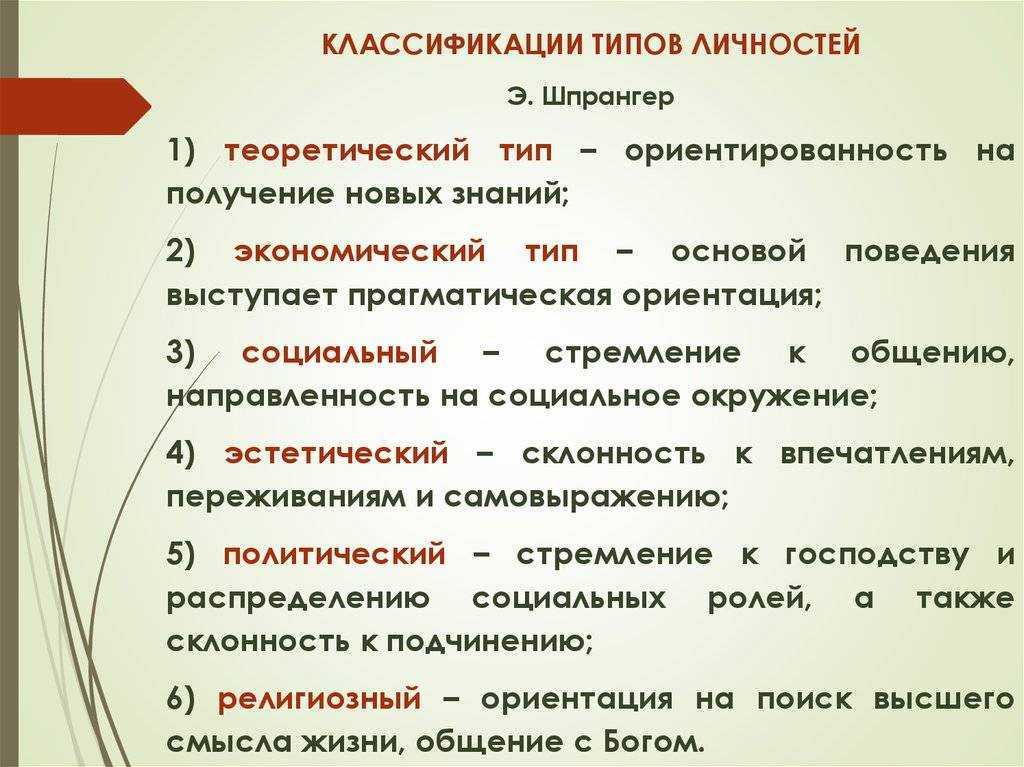 Разновидности основ. Типы личности. Типы личности в психологии. Типология личности по э. Шпрангеру. Тип личности типы личности.