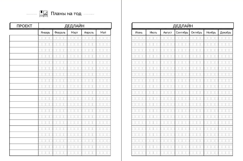 Планы на год сайт. Планы на год ежедневник. Ежедневник планы на го. Лист планирования на год. Таблицы для ежедневника.