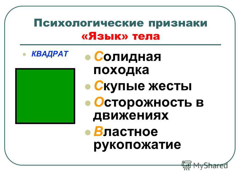 Квадрат тела