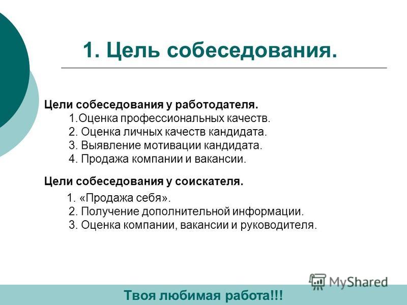 1 1 собеседование