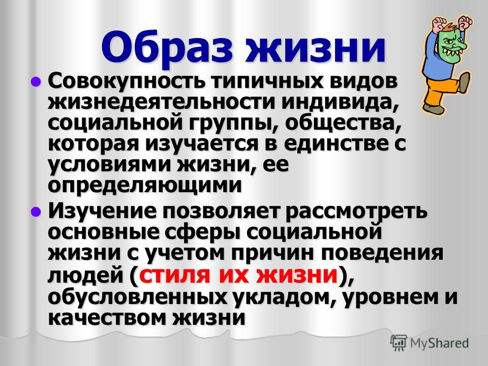 Социальный индивид. Здоровый образ жизни это типичная совокупность. Образ определение в обществознании.