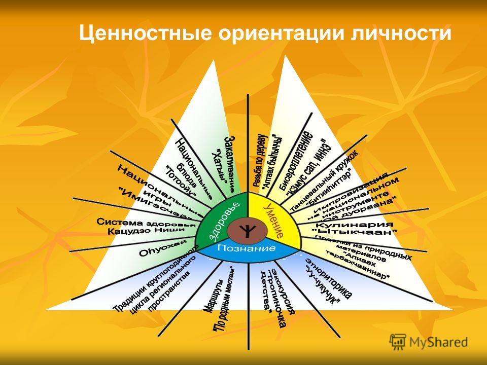 Ценностная ориентация индивидов