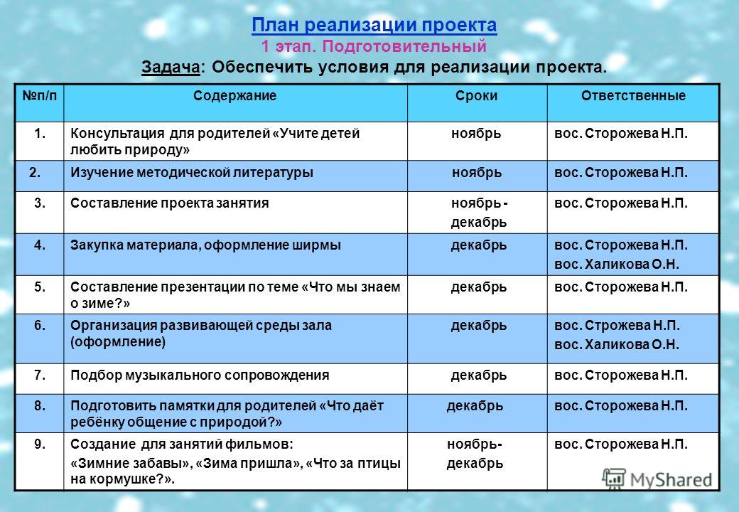 Планирование реализации проекта. План реализации проекта. План по реализации проекта. План работы по реализации проекта. Рабочий план реализации проекта.