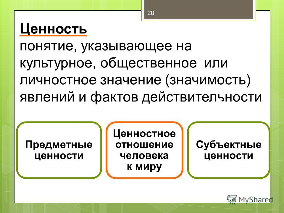 Общественные ценности