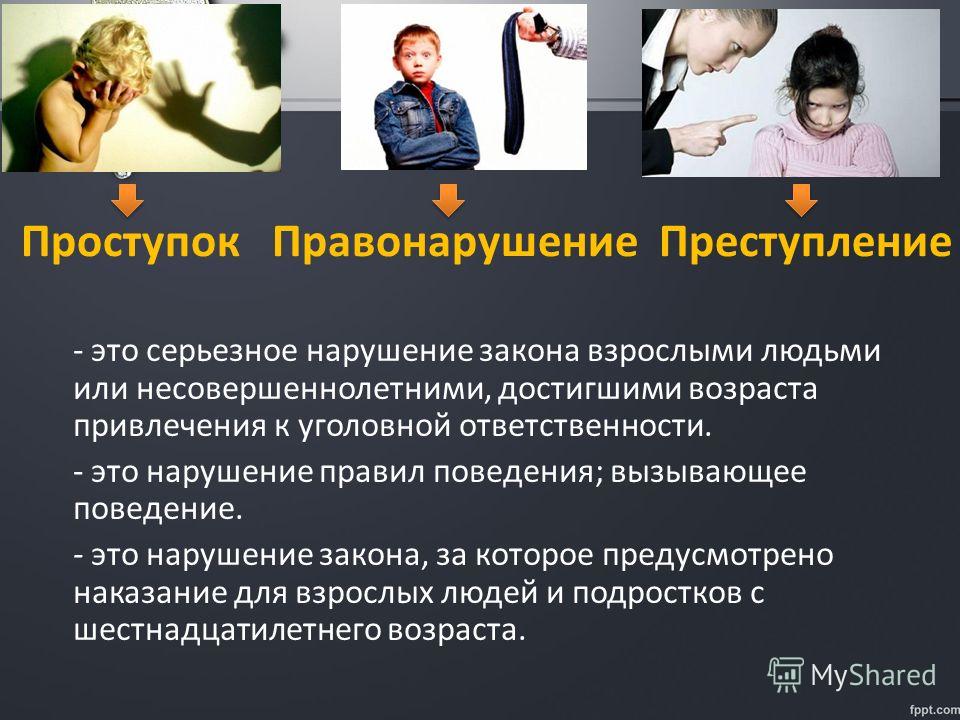 Проступок и преступление