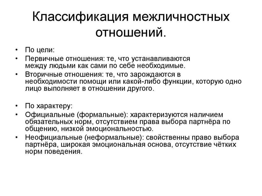 Классификация отношений. Модель «классификация межличностных отношений». Классификация межличностных взаимоотношений. Классификация видов межличностных отношений. Классификация групп межличностных отношений.