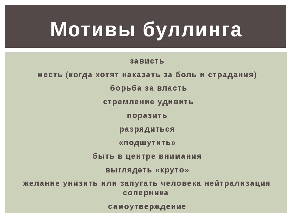 Буллинг статья