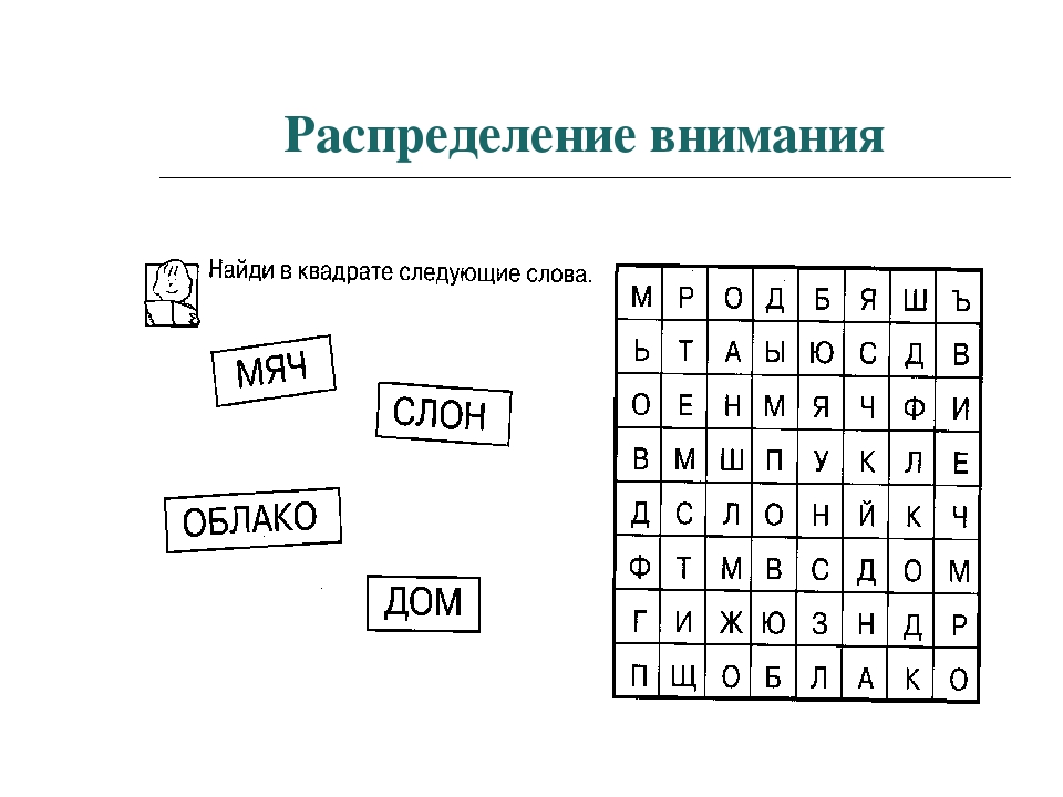 Картинки направленные на концентрацию внимания