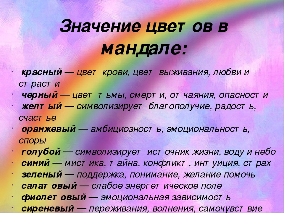 Что значит значение. Значение цветов в мандале. Значение цветов. Значение цветов в мвндвле. Мандала расшифровка цветов.