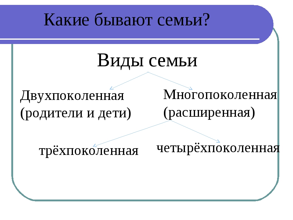 Какие виды семейной. Какие бывают типы семей. Какие бывают типы семей Обществознание. Семьи бывают. Какие бывают семьи Обществознание.