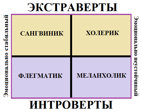 Тест на экстраверта и интроверта и амбиверта по картинке