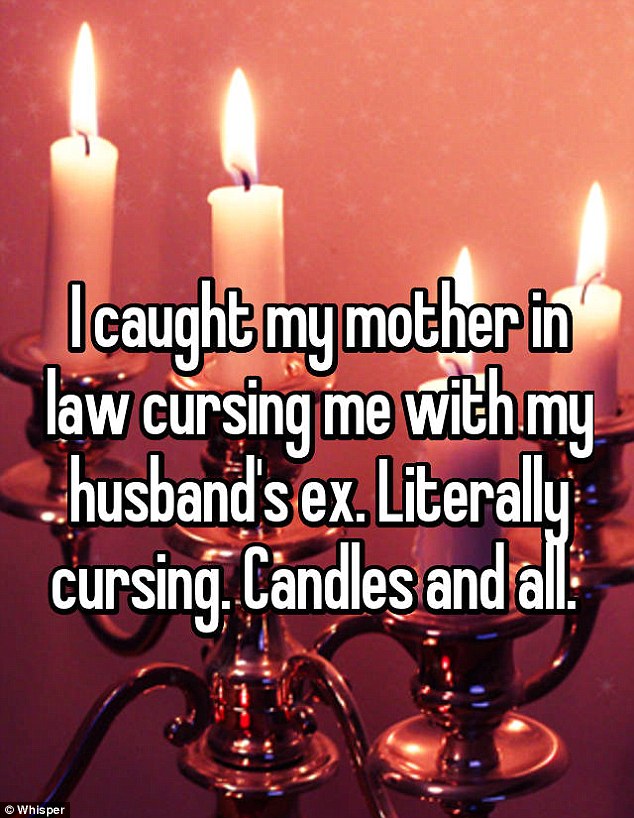 Another poor wife caught her mother-in-law cursing her. 