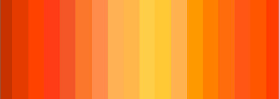 Оранжевая палитра
