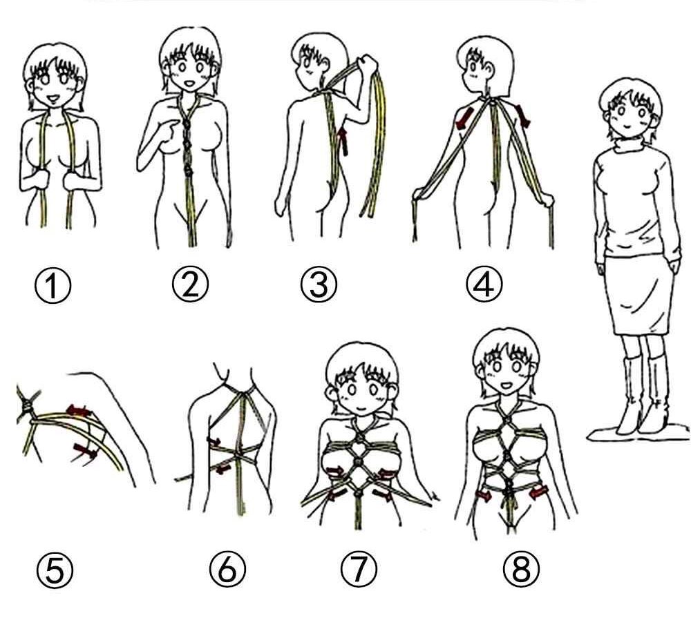 Картинки как связать девушку