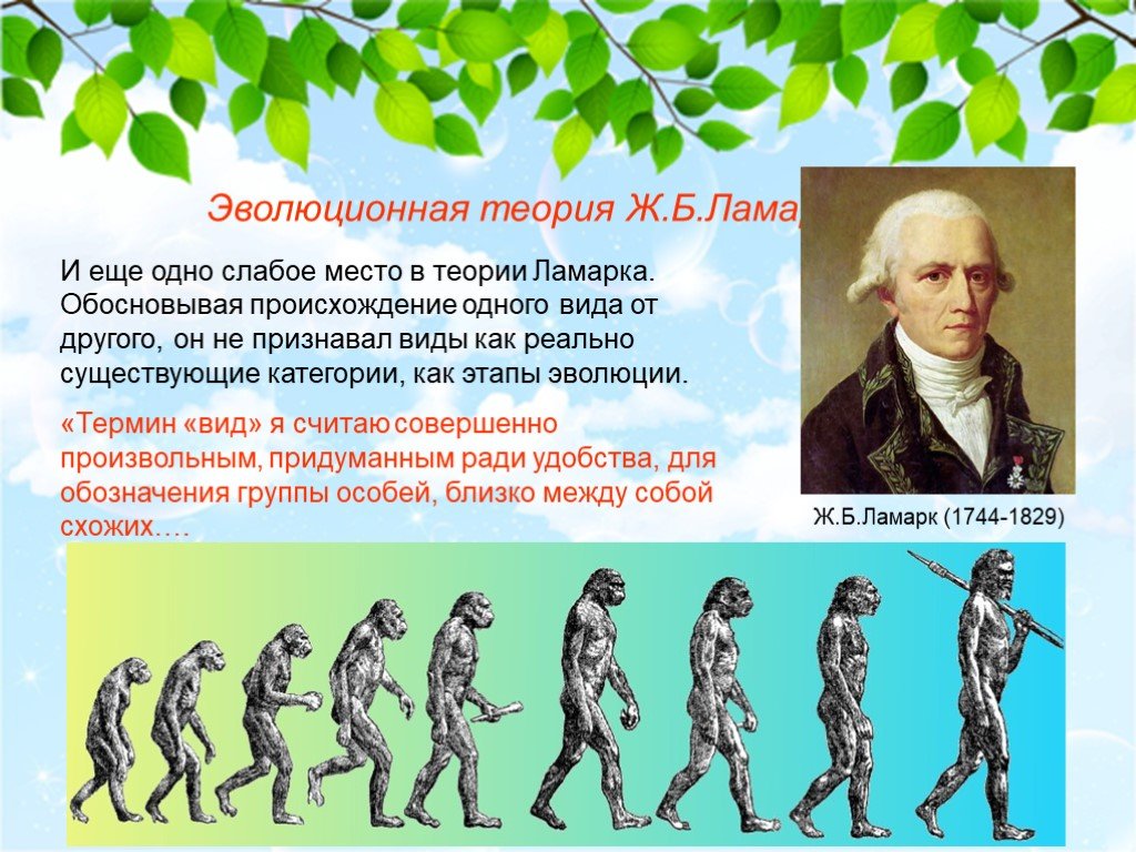 2 эволюционная теория ламарка. Теория эволюции биология Ламарк. Эволюционная теория ж б Ламарка.