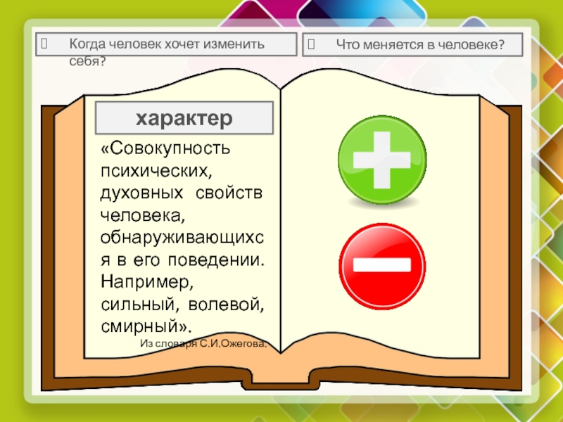 Как изменить характер. Можно ли изменить себя 2 класс презентация 21 век презентация.