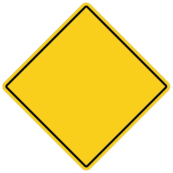 Знак обгона на желтом фоне