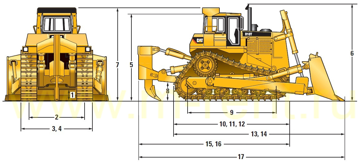 Д 10 т. Caterpillar d10 габарит. Бульдозер Cat d10t2. Бульдозер Cat d6t габариты. Габариты бульдозера Катерпиллар кат 10р.