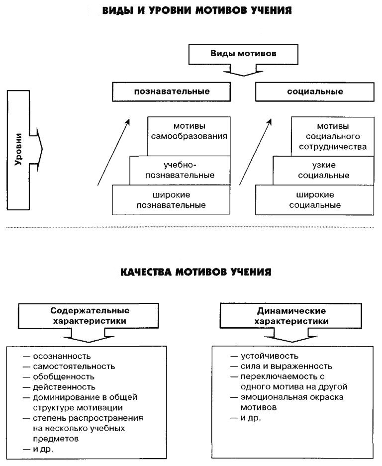 Виды мотивов